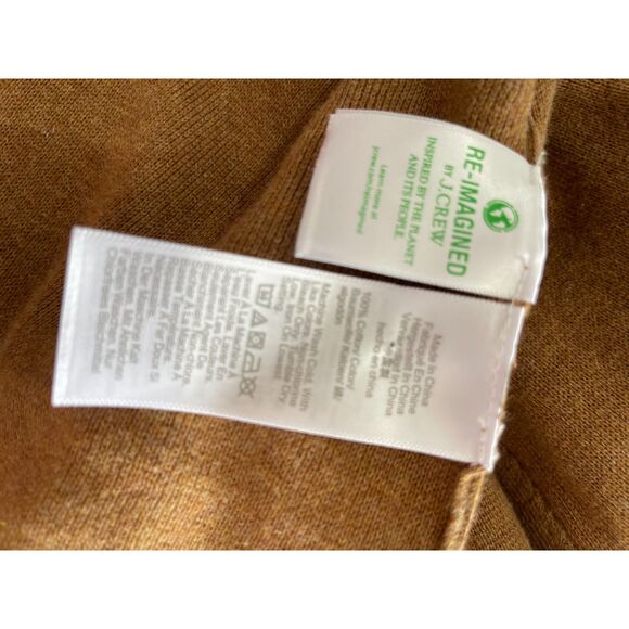 J. Crew knitted blazer sweater cardigan brown casual dark accademia women XXSP - Picture 6 of 8